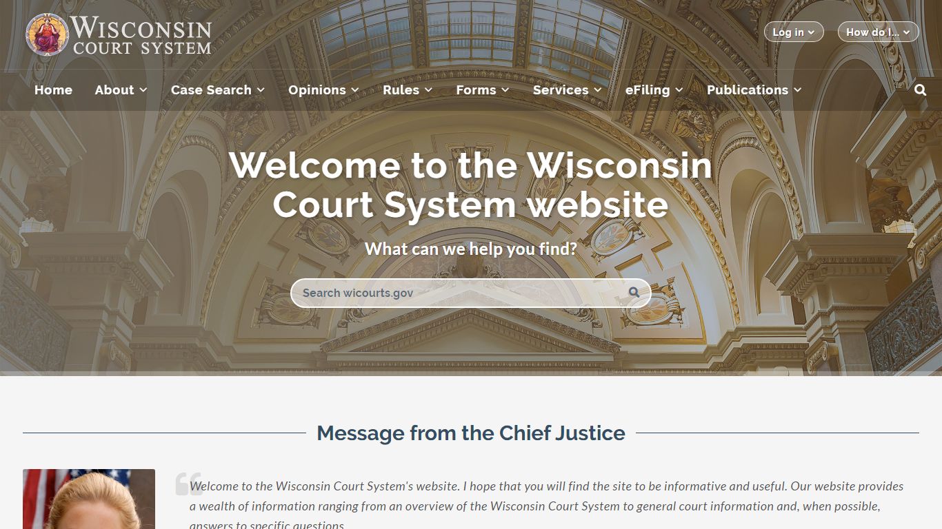 Wisconsin Court System - Case search